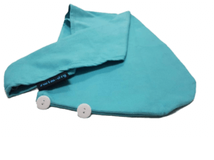 swimdry Hair Wrap-Microfiber hair towel teal1