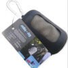 Clip and GO Microfibre Towel, as thin as tissue ,in a pouch grey